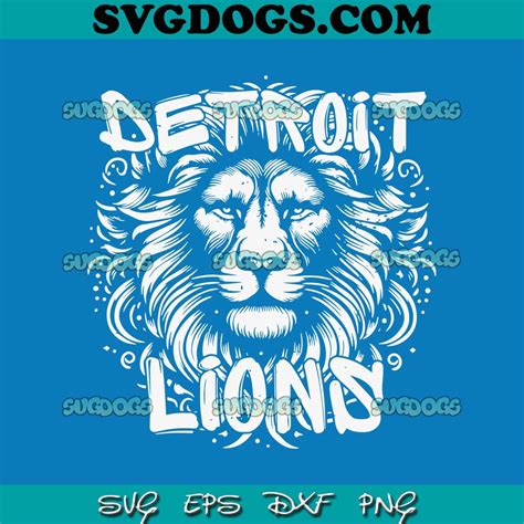 Detroit Lions Football Nfl Svg Digital Download