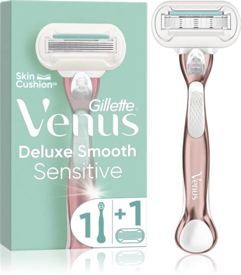 Gillette Venus Deluxe Smooth Sensitive Rosegold Shaver Replacement Heads Uk