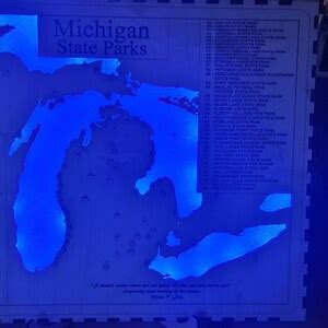 Michigan State Parks Map - Etsy