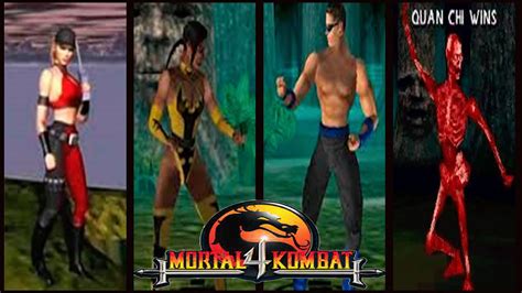 All The Incredible Final Attacks Of Mortal Kombat 4all Mortal Kombat 4