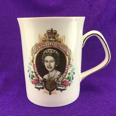 Queen Elizabeth Ii Silver Jubilee Mug Coffee Cup Tea Mug Etsy