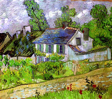 Houses In Auvers Vincent Van Gogh Wikiart Org