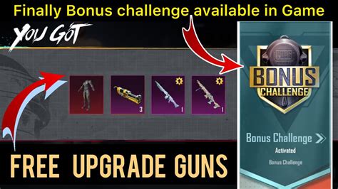 How To Play Bonus Challenge In Game Free Upgrade Guns In Game Free