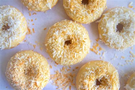 Toasted Coconut Doughnuts Recipe In Donut Recipes Baking