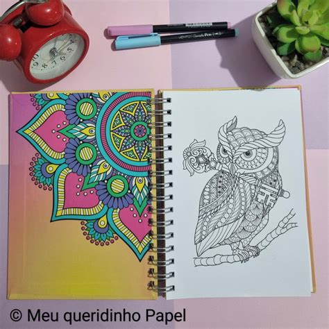 Caderno De Colorir Adulto - Caderno Livro de Colorir Adulto | Elo7 Produtos Especiais