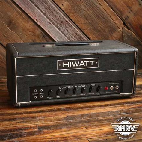 1974 Hiwatt Dr103 Amps And Preamps Rock N Roll Vintage Guitars