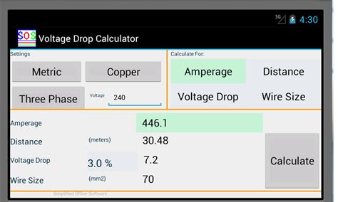 Voltage Drop Calculator Uk Apps And Games