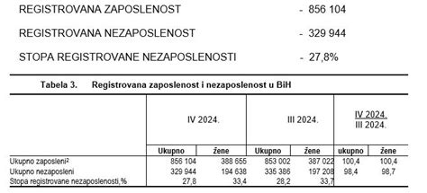 Detaljna analiza Više od polovine nezaposlenih u BiH su žene Biznis