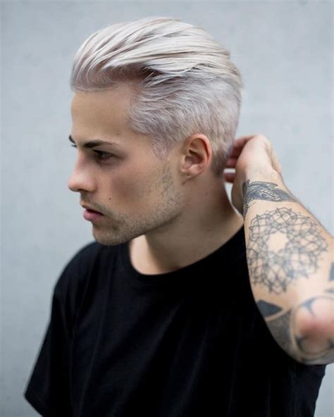 Cabelo Platinado A Tend Ncia De Hairstyle Masculino Pro Ver O Portal