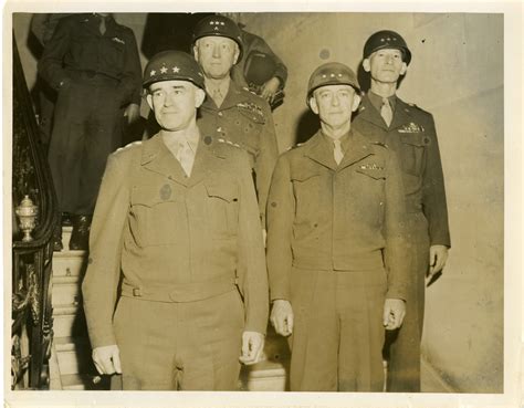 Four American generals at a meeting in Germany on 2 February 1945 | The ...