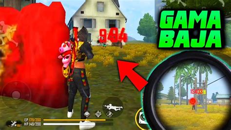 Un Heroico Con 80 De Tiro A La Cabeza En Free Fire Gama Baja YouTube