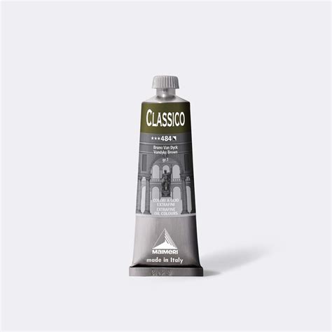 Масляная краска "Classico" коричневый ван дик 60 ml RM306484: купить ...