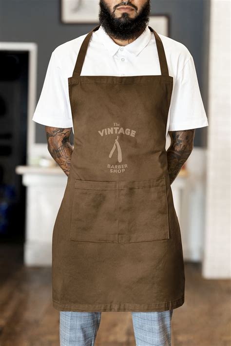 Apron mockup psd, barber uniform | Premium PSD Mockup - rawpixel