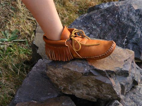 Leather Boots And Moccasins Handmade Buckskin Moccasin Leather Etsy