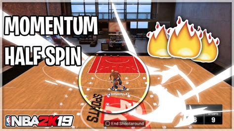 NBA 2K19 Tutorial HOW TO MOMENTUM HALF SPIN NBA 2K19 MYPARK YouTube