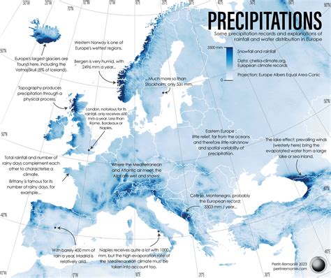 Precipitation in Europe - a map I made - some records and trivia on ...