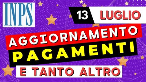 13 Luglio Aggiornamento Date Pagamenti Inps Reddito Di Cittadinanza