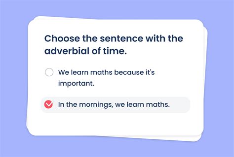 Adverbials Of Time Bingo