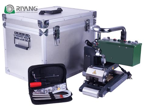 Ryg D Pvc Polyethylene Pe Welding Gun Hot Wedge Welder Geomembrane Welding Machine China Hot