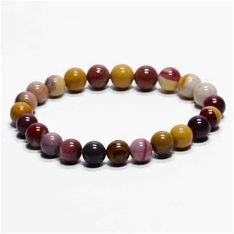 Multicolor Mookaite Jasper Gemstone Bracelet For Wearing Size Cm