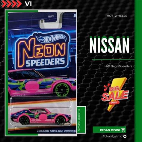 Jual HOT WHEELS NEON SPEEDERS Nissan Skyline GT R Kab Karawang Toko Ngatmo Tokopedia