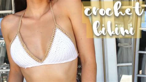 CROCHET BIKINI TOP How To Crochet A Bikini Top YouTube