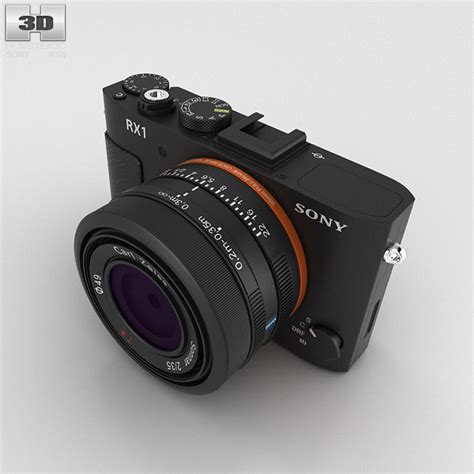 Sony Cyber-shot DSC-RX1 3D модель - Скачать Фотоаппараты на 3DModels.org