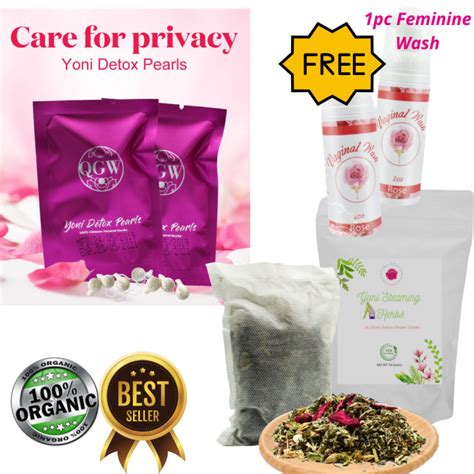 Bundle Steaming Herbs Detox Pearls Womb Wellness Yoni Detox Pearl