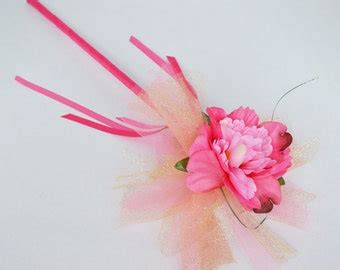 Fairy Wand Hot Pink Gold Glitter