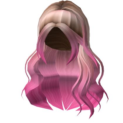 Wavy Princess Ponytail In Blonde And Pink Roblox