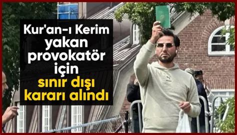 Norveç Kuran ı Kerim yakan Salwan Momikayı sınır dışı edecek