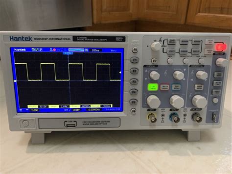 Hantek DSO5202P Digital Oscilloscope 200MHz 2Channels 1GSa/s 7'' TFT ...