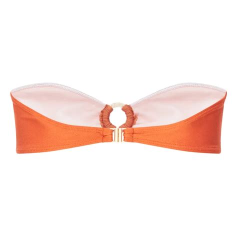 Alma Deia Anna T Strapless Bikini Top Rust Smallable