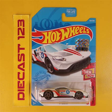 Jual Factory Sealed Hot Wheels Ford Gt White Fs Hw Then And Now Jakarta Barat