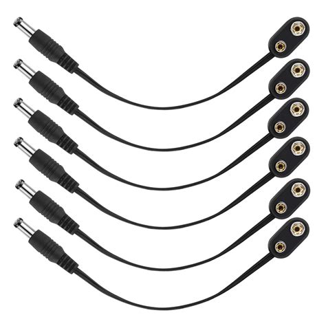 Câble d'alimentation pour pédales de guitare, connecteurs de batterie 9 ...