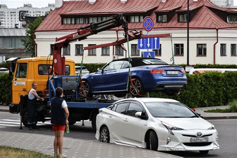 A Car Being Towed Away · Free Stock Photo