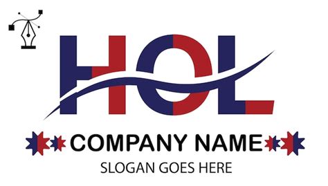 Premium Vector Hol Letter Logo
