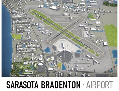 3D model Sarasota Bradenton Airport VR / AR / low-poly | CGTrader