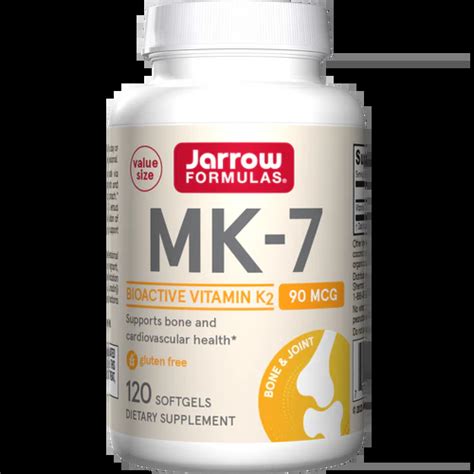 MK-7 (Менахинон-7) – 120 капс. / 90 мкг | Jarrow Formulas®-Bulgaria