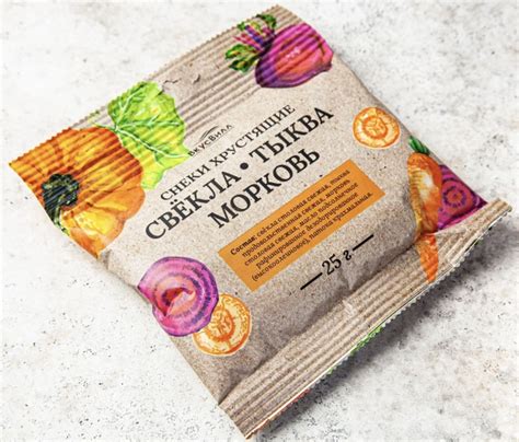 Снэки ВкусВилл / Избёнка Овощи сушеные «Хрустящие снеки из свёклы ...