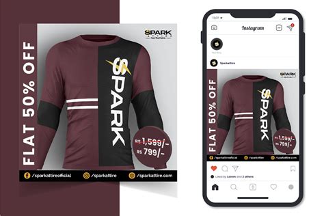 Clothing Brand Social Media Post On Behance