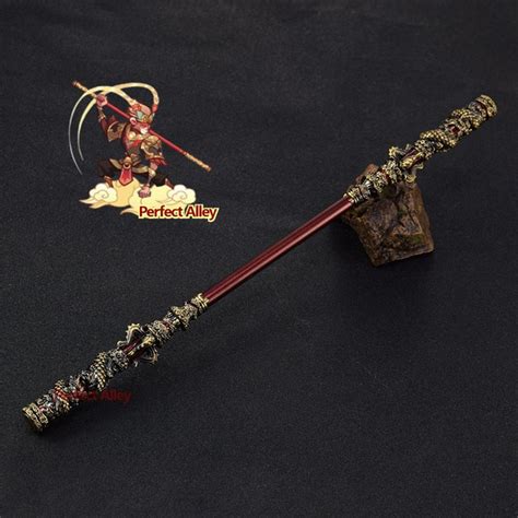 Фигурка, Путешествие на Запад: золотая палка-обруч Царя обезьян, 30cm ...