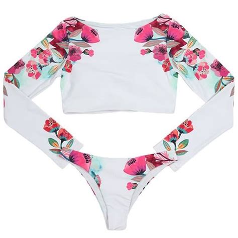 MAILLOT DE BAIN 2 piècesensemble bikini imprimé floral pour femmes deux pièces vêtements de
