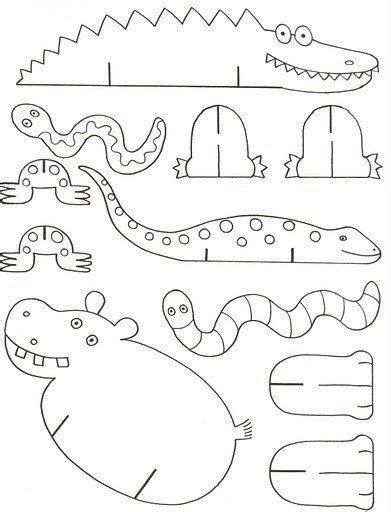 Zootiere Basteln Vorlagen