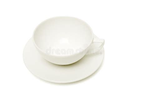 Пустая чашка кофе/чашка чая на белом Стоковое Фото - изображение ...