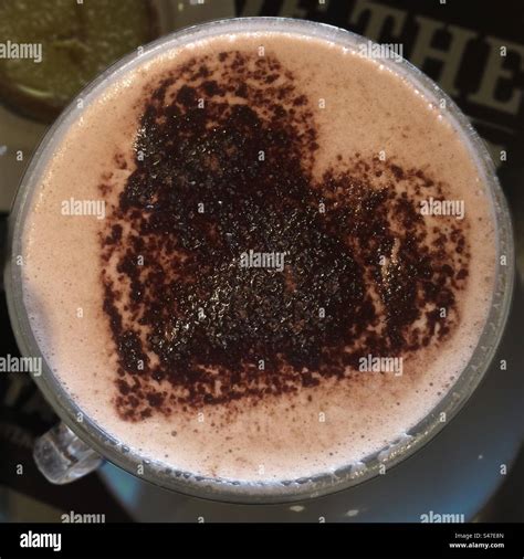 Costa Hot Chocolate Stock Photo Alamy