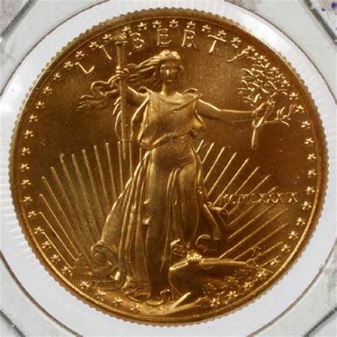 U.S. $25.DOLLAR GOLD COIN STANDING LIBERTY