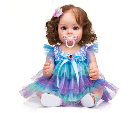 Npk 55cm Full Body Silicone Reborn Toddler Girl Princess Sue Sue Hand