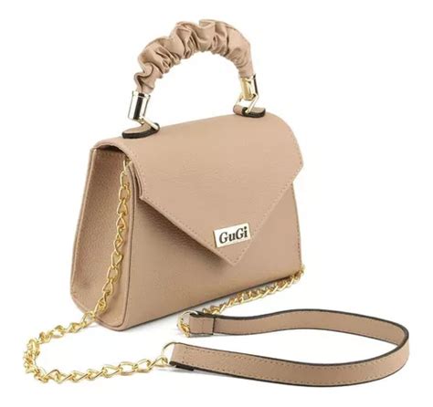 Bolso Cruzado Cuadrado Para Mujer Con Correa De Mano Moderno Color Nude Mercadolibre