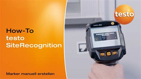 Thermografie Mit Testo Siterecognition Marker Manuell Erstellen